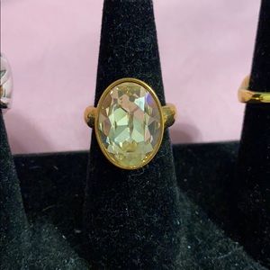 Touchstone crystal ring